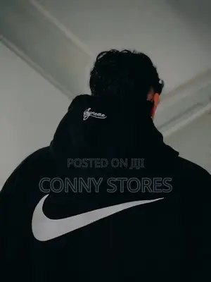 Supreme | Nike Zip Up Hooded Sweatshirt Black
