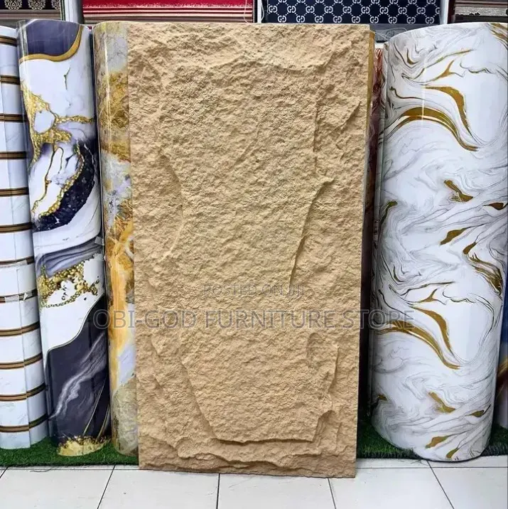 Pu Stone Wall Panel / 3d Decorative Wall Cladding For Interior .