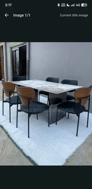 6 Seater Classic Marble Dining
