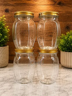 Jars for Cream and Bottle for Cashew Nut