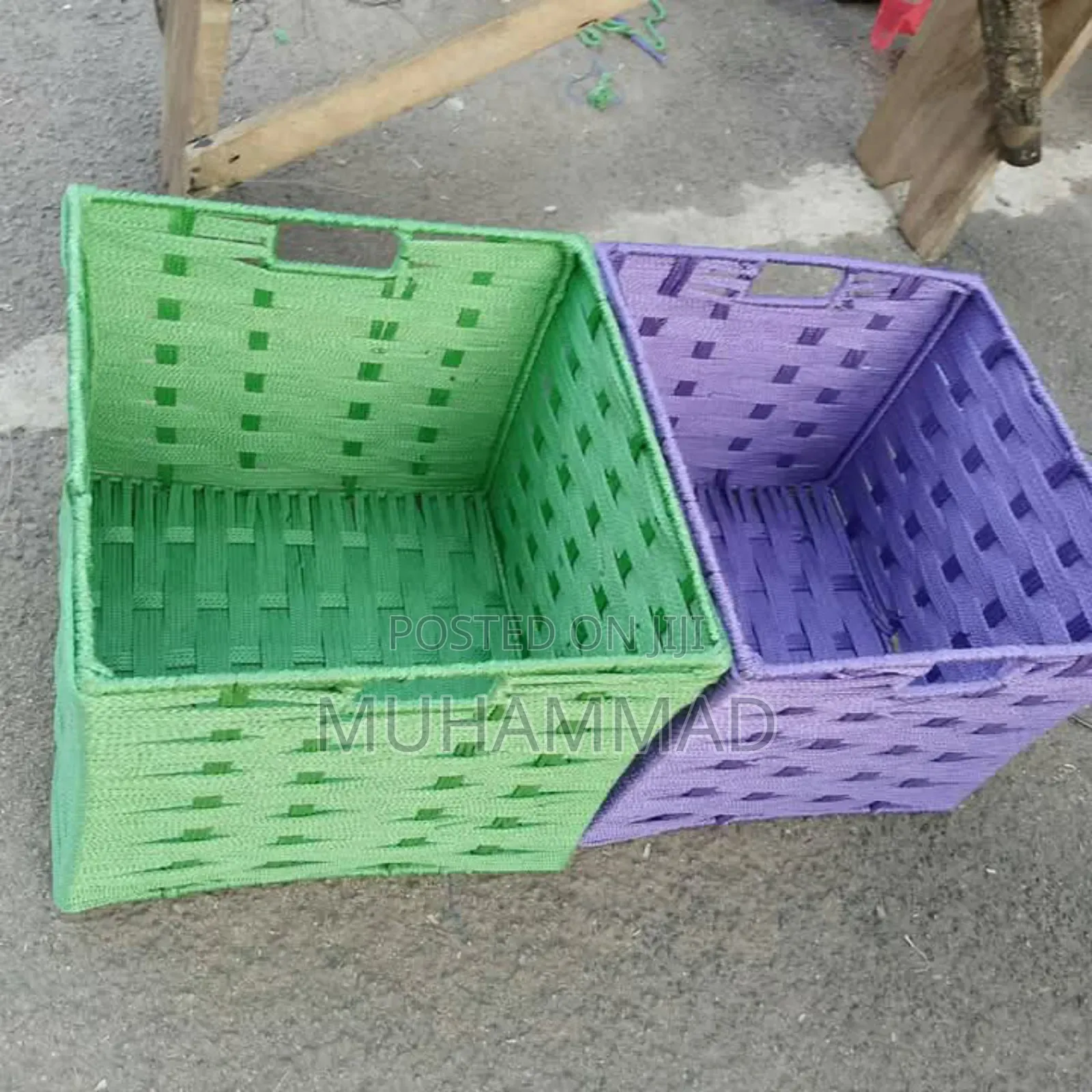 Artificial Material Baskets, Available in Bulk and Different Colours