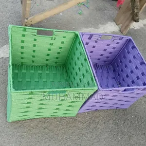 Artificial Material Baskets, Available in Bulk and Different Colours