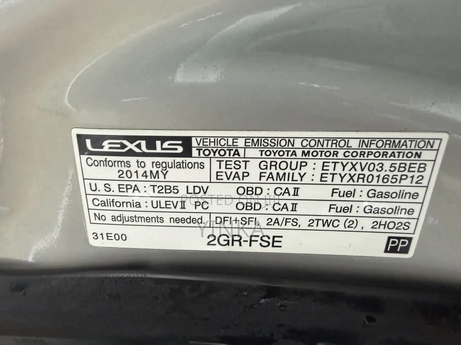 Lexus GS 2014 Silver