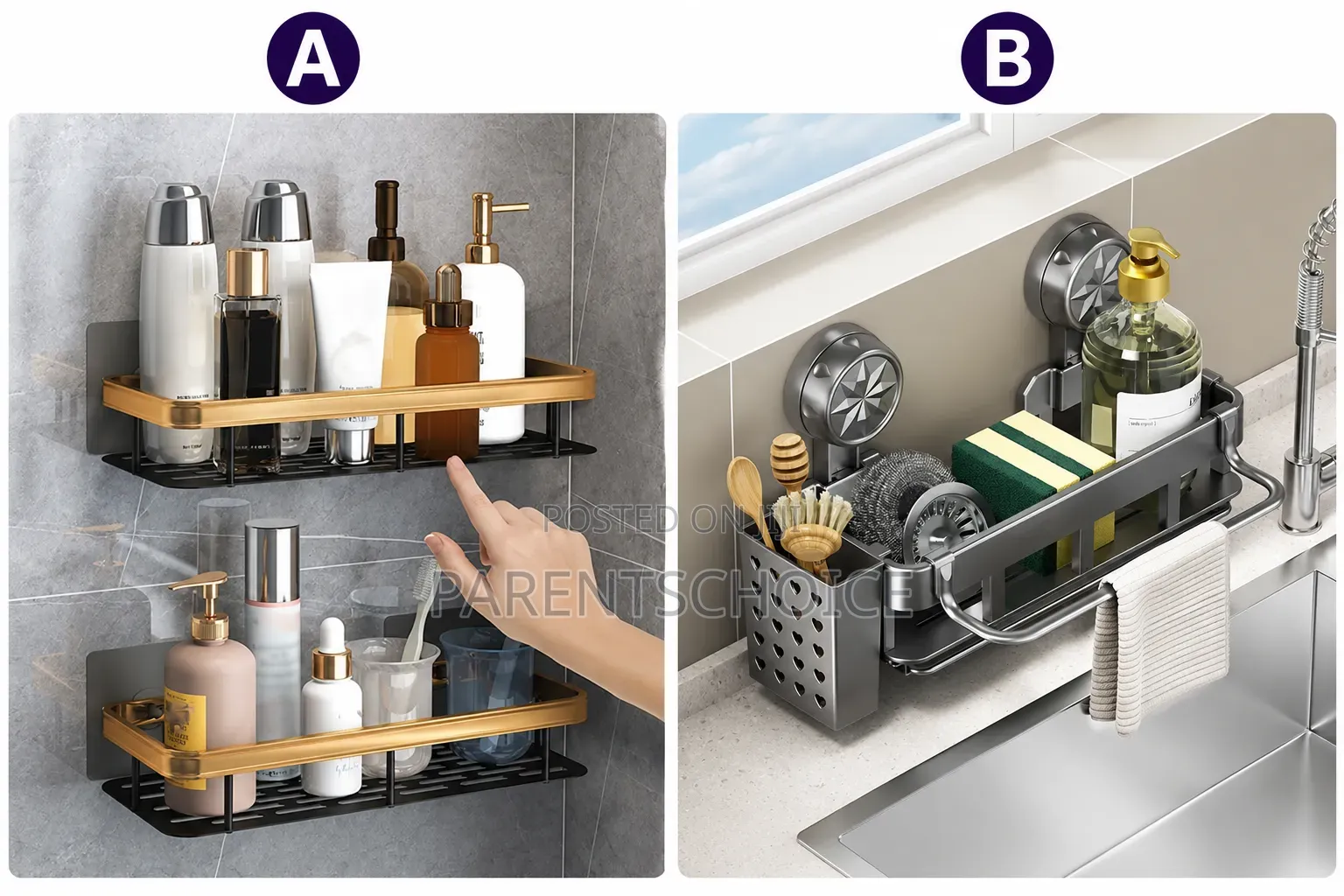 Wall-Mounted Storage Rack