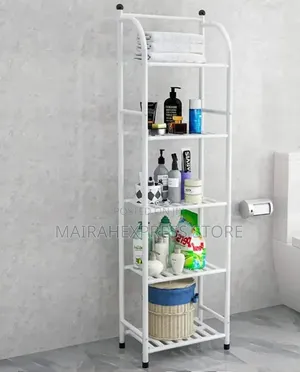5 Layer Multipurpose Luxury Bathroom Organizer Rack 2st7