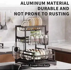 Brown Box Plate Rack