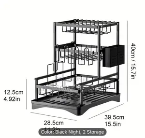 Brown Box Plate Rack