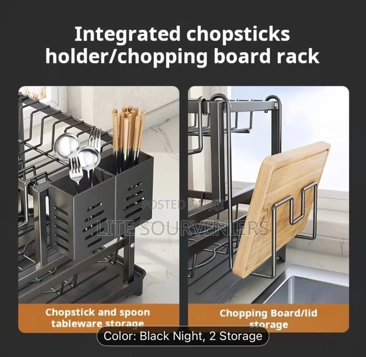 Brown Box Plate Rack