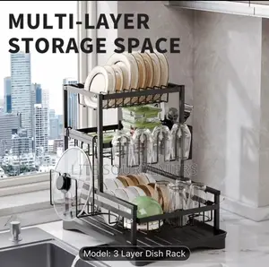 Brown Box Plate Rack