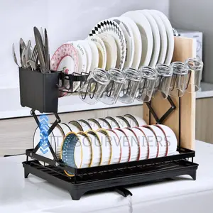 Double Layer Xleg Plate Rack