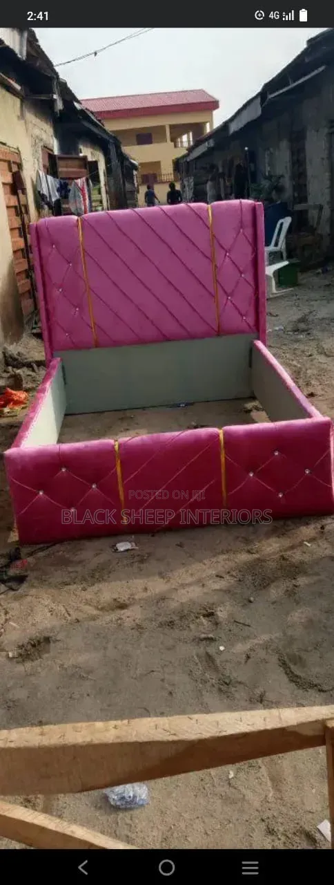 Standard 6x4 Pink Bedframe