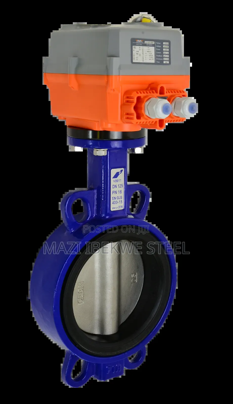 6" Electric Butter Fly Valve