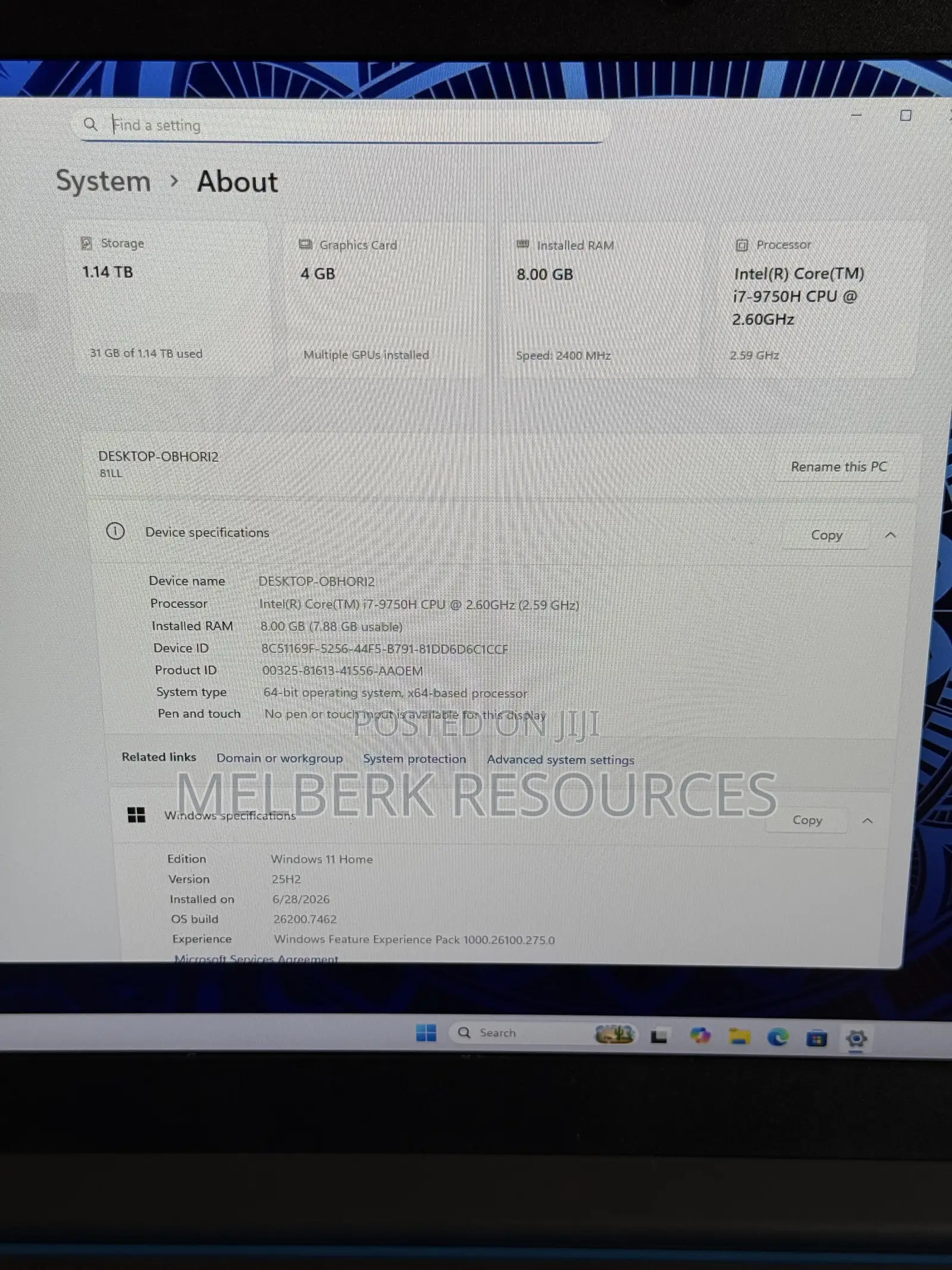 Laptop Lenovo IdeaPad L340 8GB Intel Core i7 HDD+SSD 1T