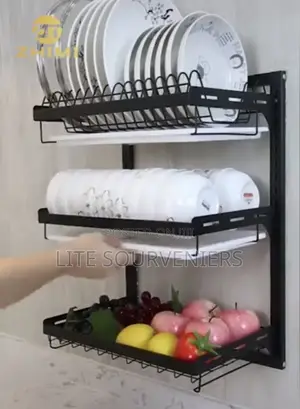 3tier Wall Mounted Plate Rack