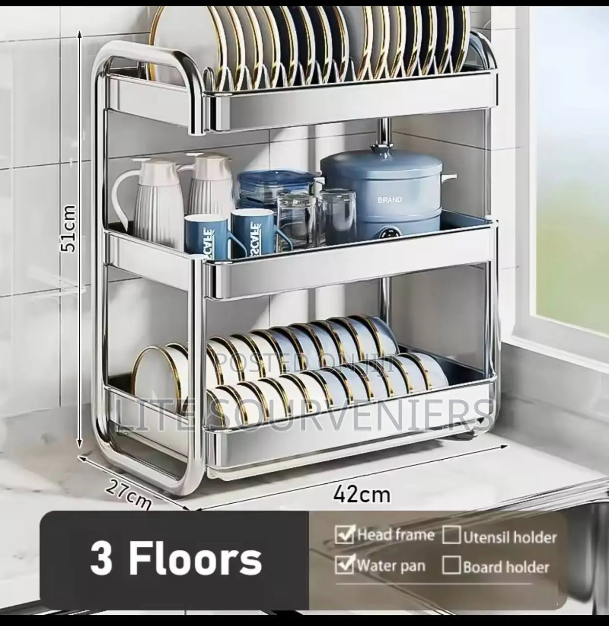 Pure Stainless Steel Rack