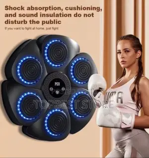 Music Boxing Machine Boxing Reaction Wall Target Adjustable Smart Blue
