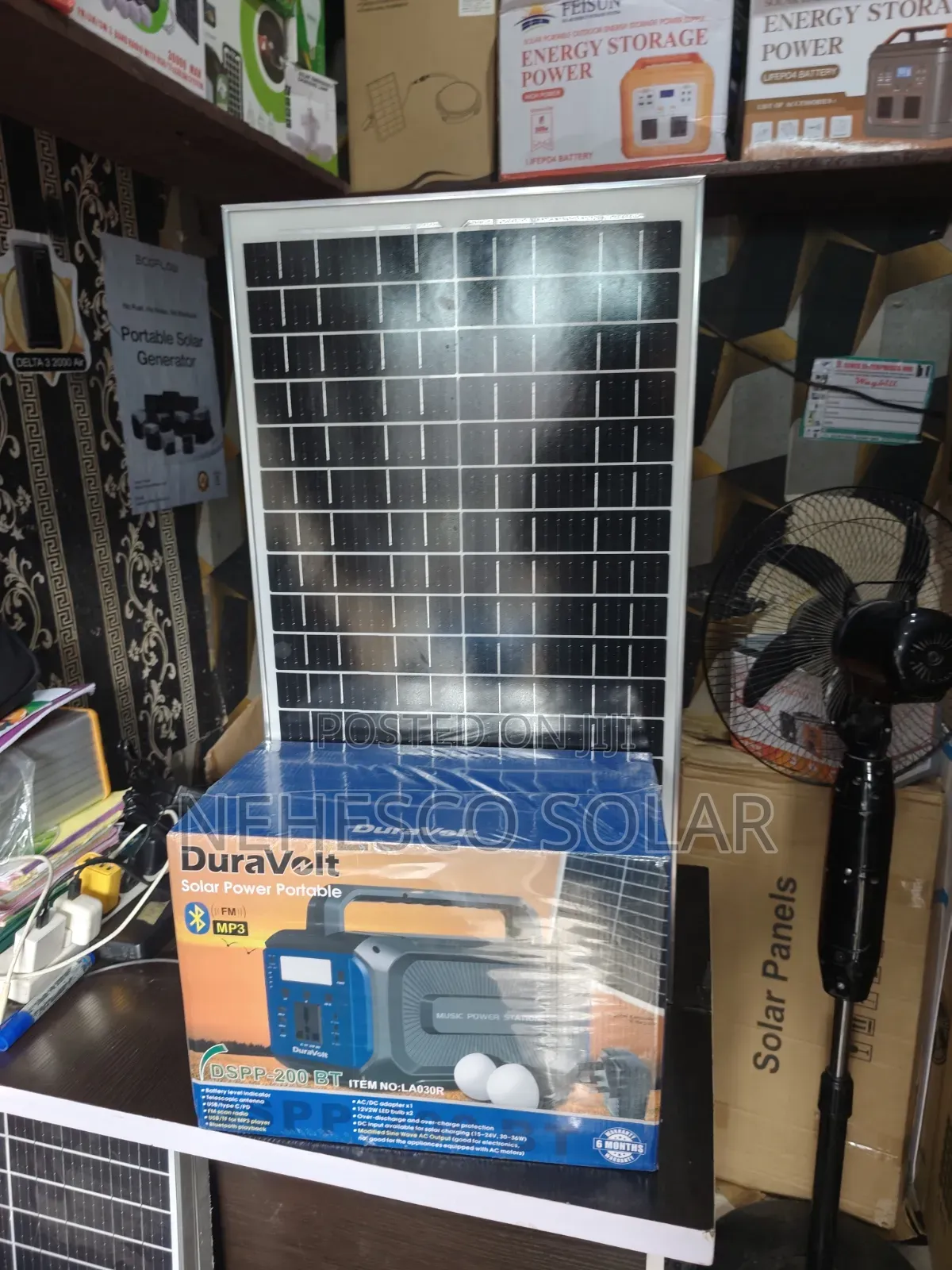 Premium Portable Solar Generator With Mp3 Speaker