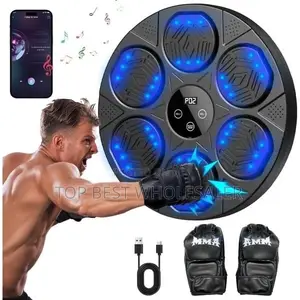 Music Boxing Machine Boxing Reaction Wall Target Adjustable