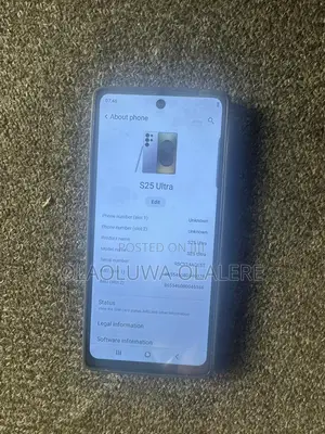 New Samsung Galaxy S25 Ultra 256 GB Black