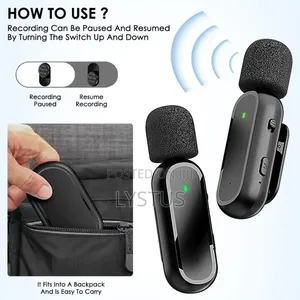  Dual Wireless Lavalier Microphone System