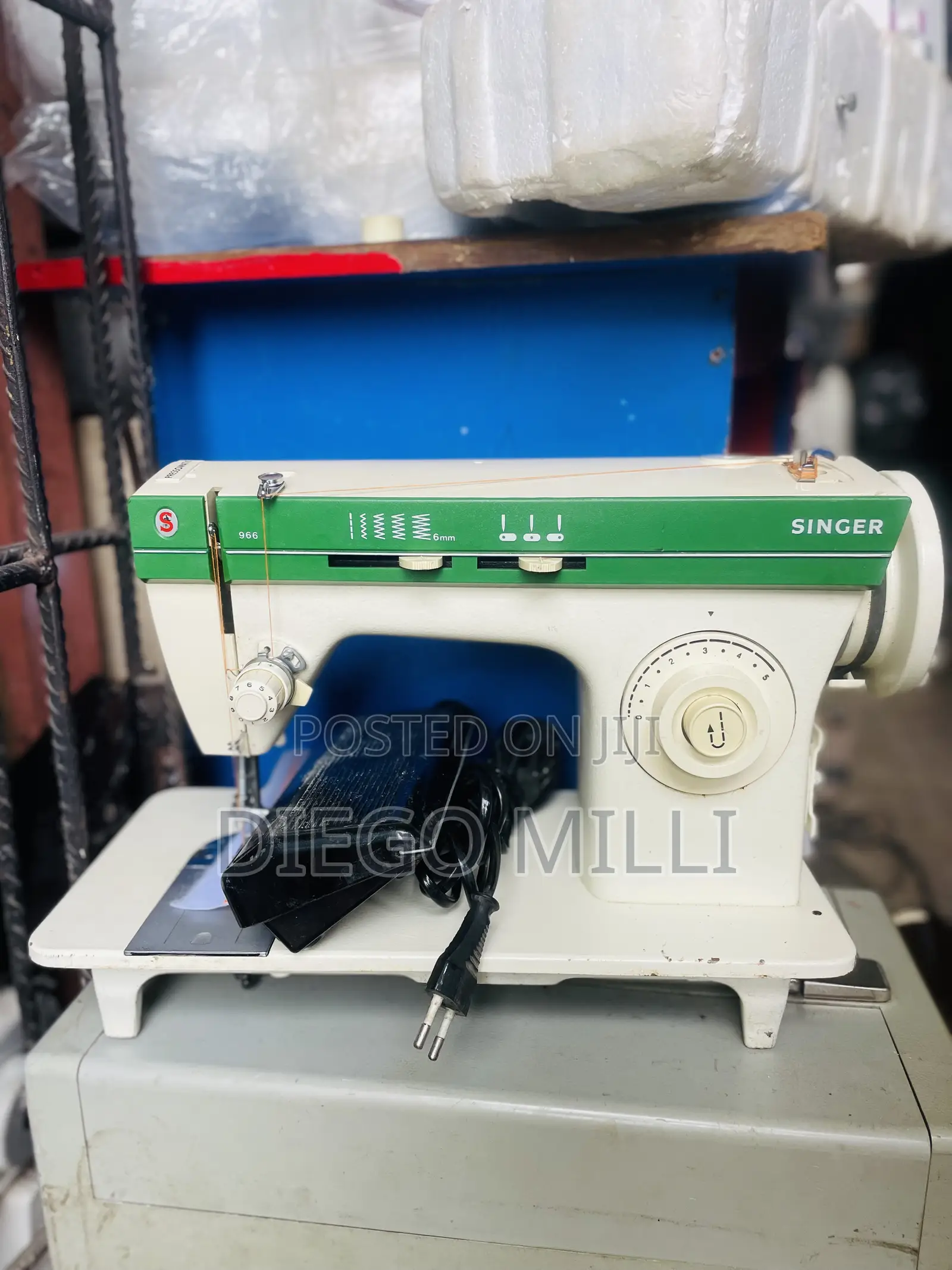 Electric And Manual Sewing Machine
