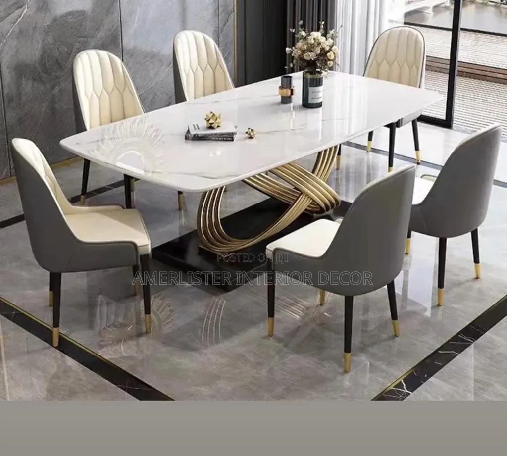 Marble Top Dining Set