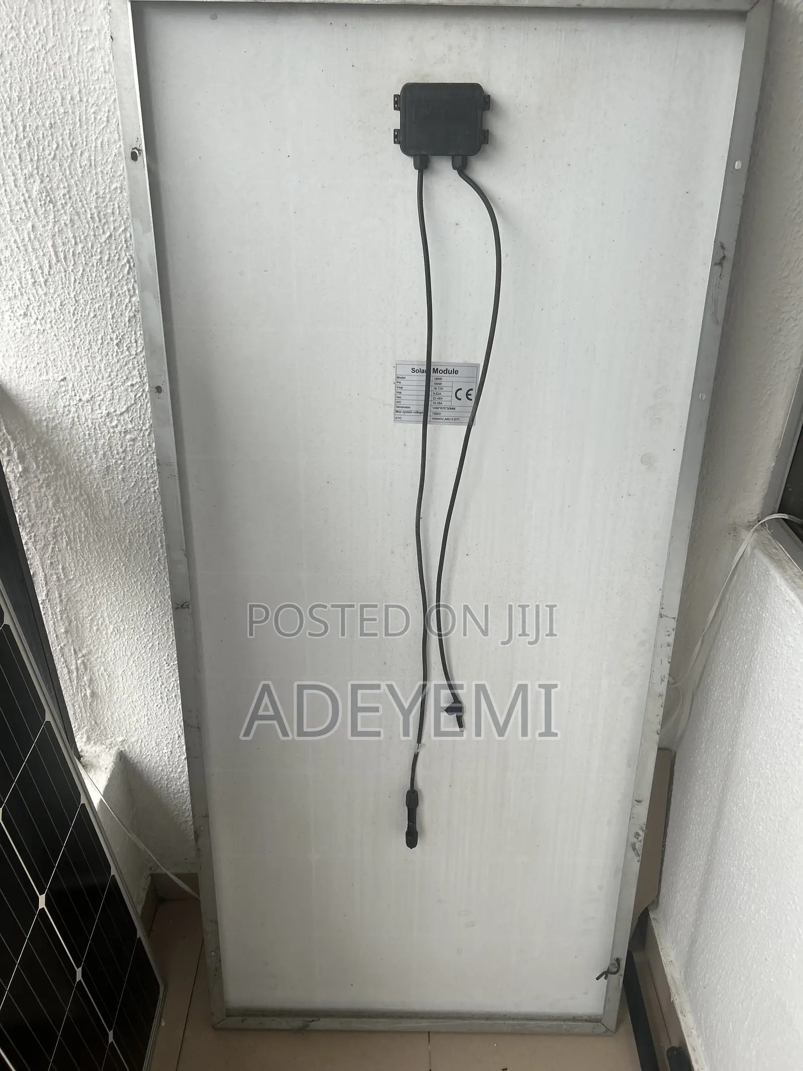 2 Units 180 Watt Solar Panel and Solar Charge Controller