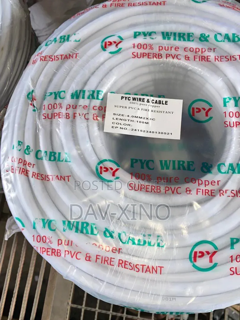 4mm 3core Flexible Cable Pyc