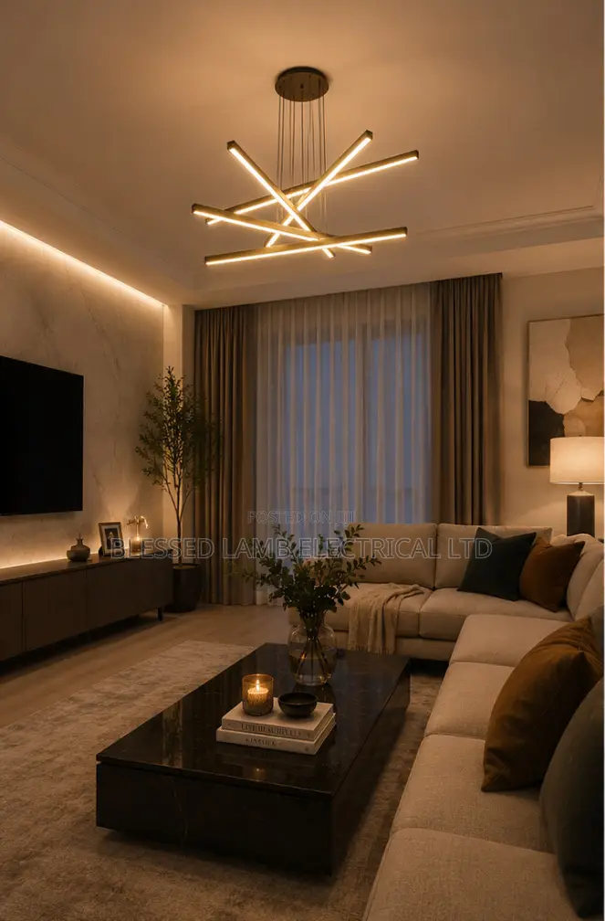 Modern Led Linear Chandelier