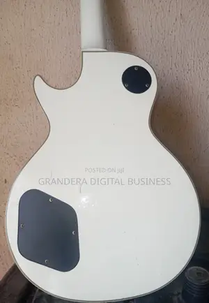 White Grassroot Electric Jazz Guitar