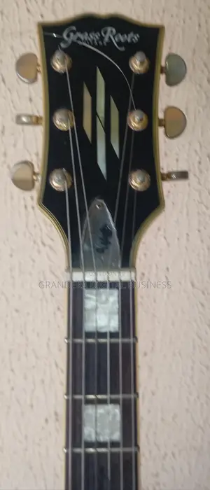 White Grassroot Electric Jazz Guitar