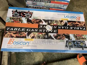 Boscon 2 Burner Glass Gas Cooker – Modern Cooking Made Easy