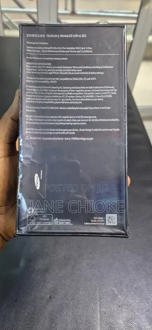 New Samsung Galaxy Note 20 Ultra 256 GB Black