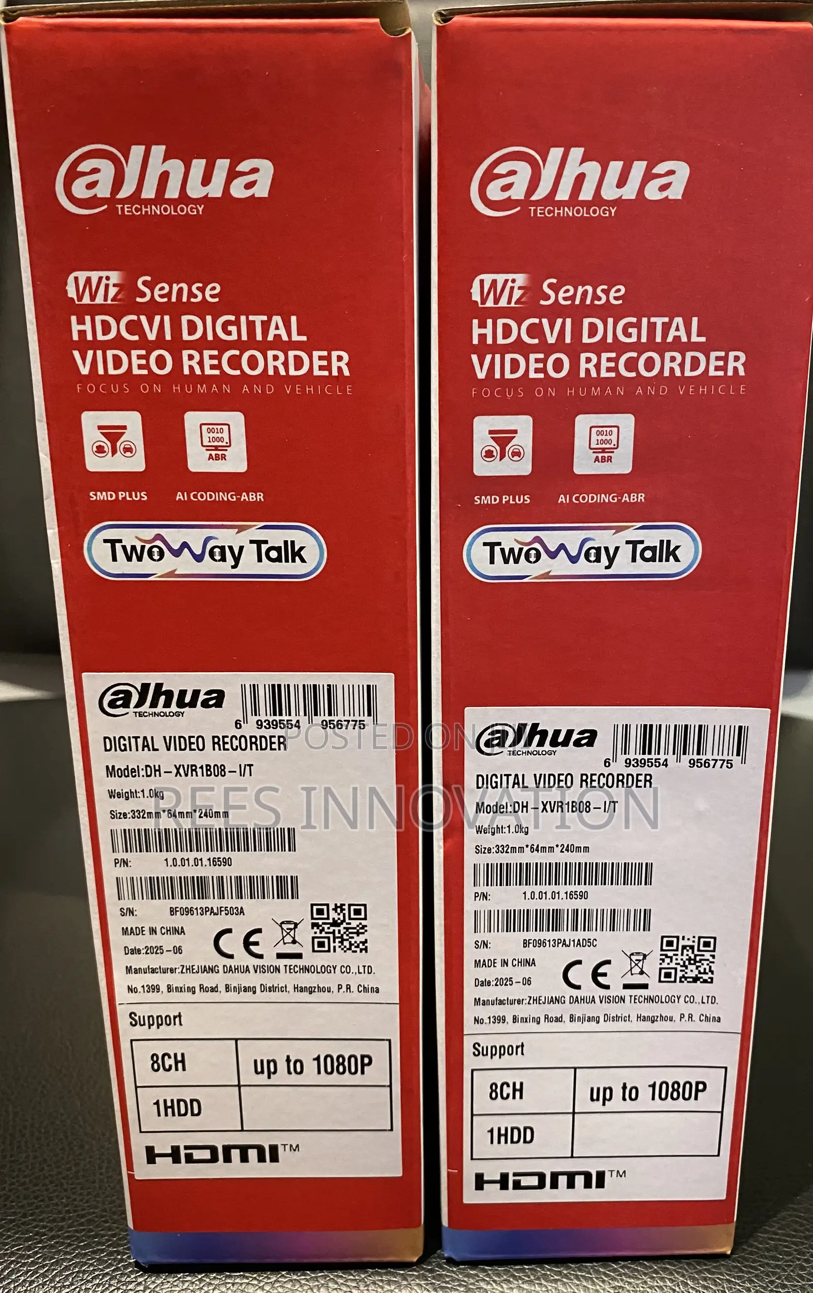 Dahua 8ch 2mp DVR (Two Way)