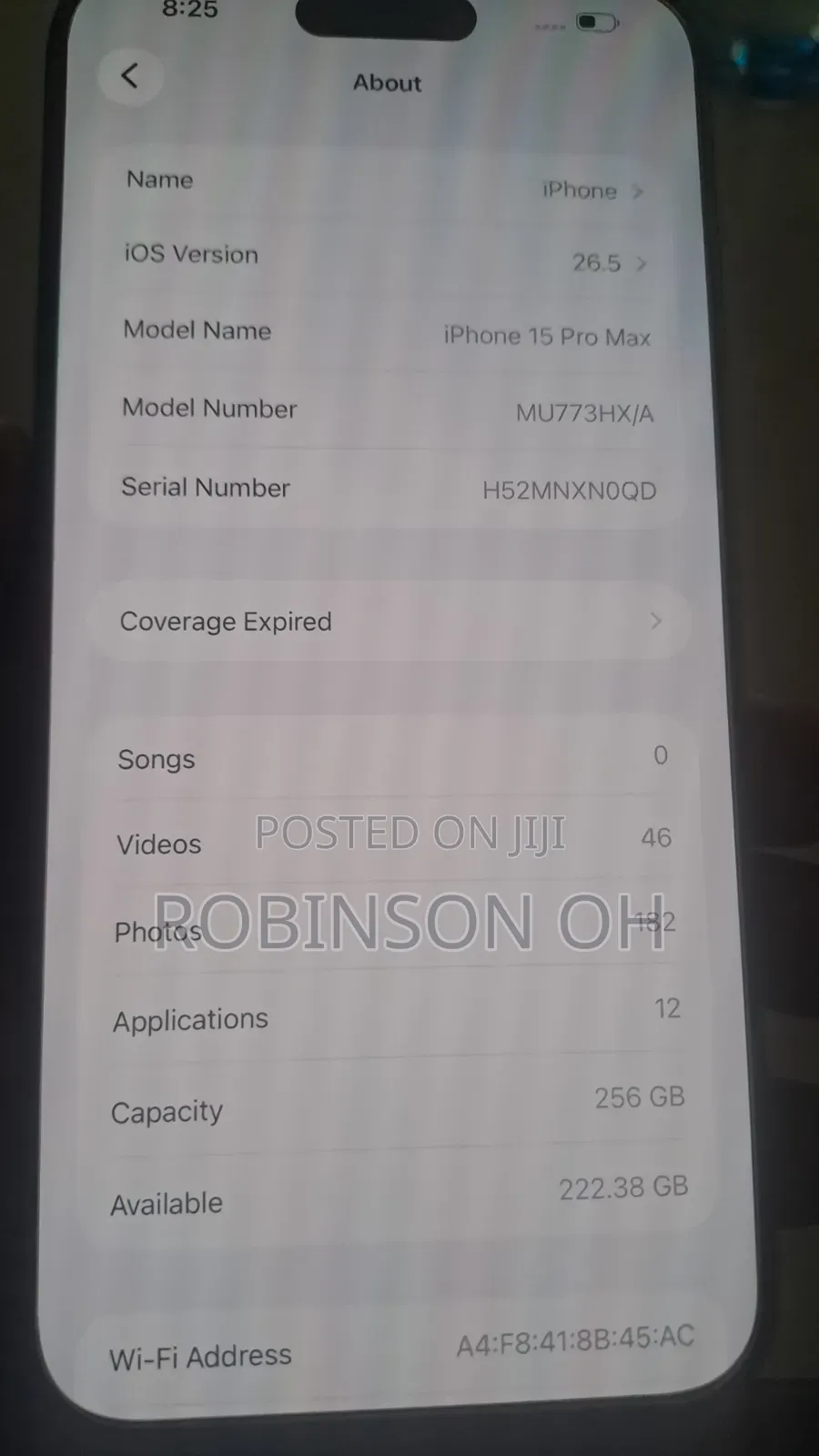 Apple iPhone 15 Pro Max 256 GB Gray