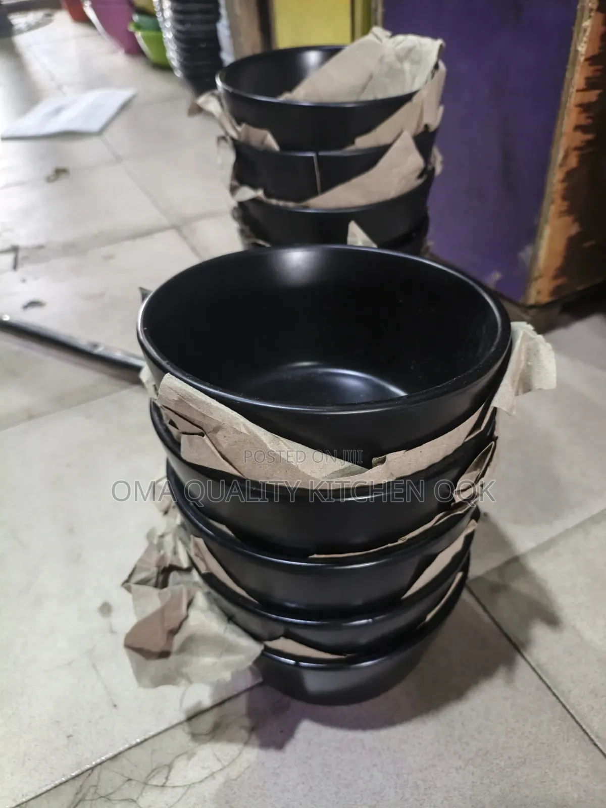 Black Dinner Ware (Bowl)