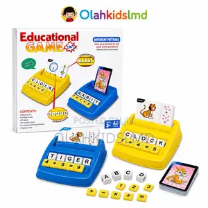 2-in-1 Educational Learning Game – Word Spelling Math Matching Toy