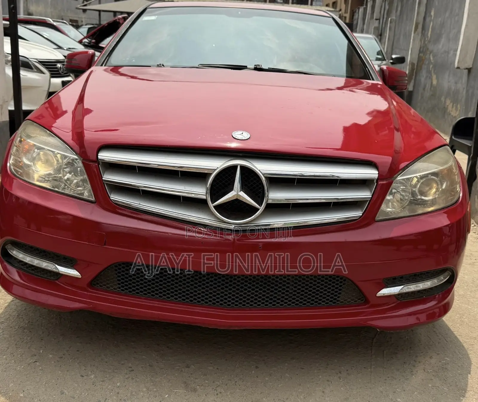 Mercedes-Benz C300 2010 Red