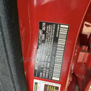 Mercedes-Benz C300 2010 Red