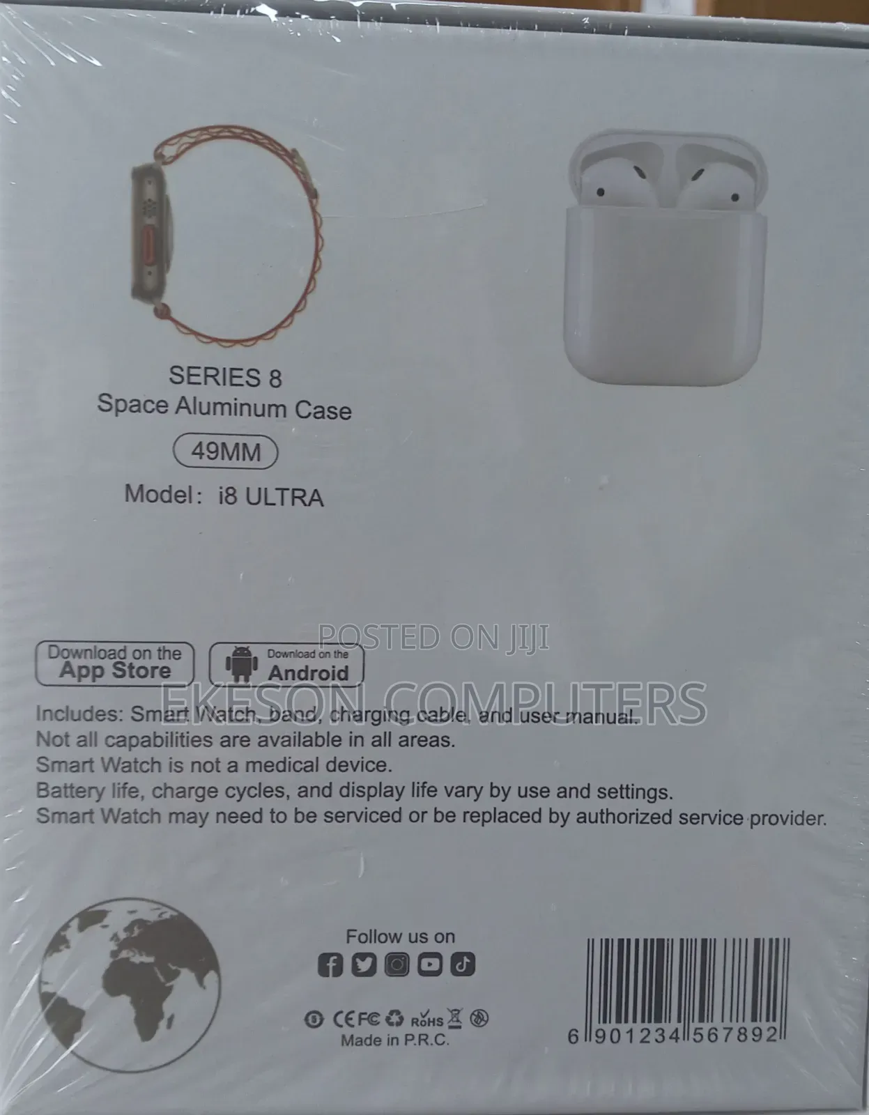 I8 Ultra Smart Watch.