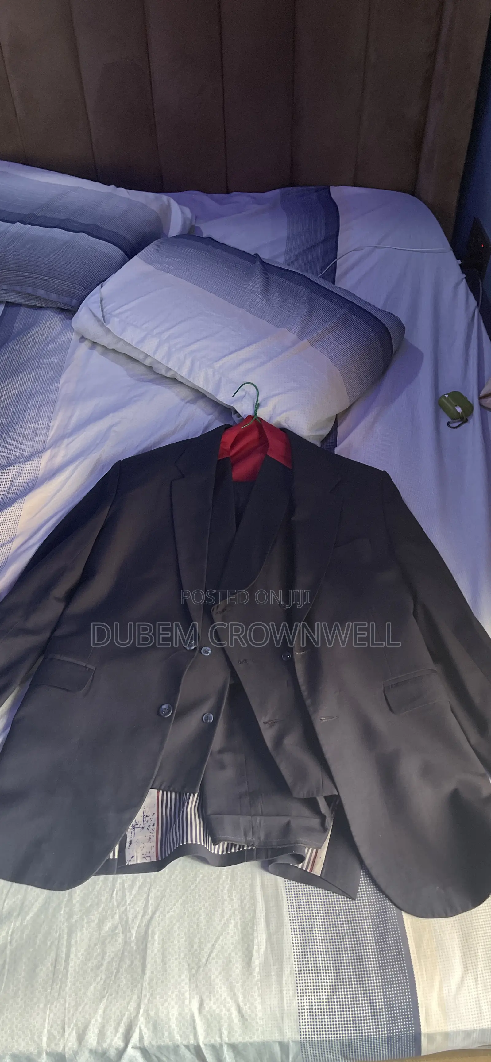 Three Piece Navy Blue Suit