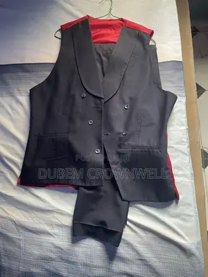 Three Piece Navy Blue Suit