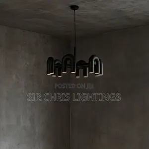Nordic Modern Minimalist U-Shaped Iron Chandeliers