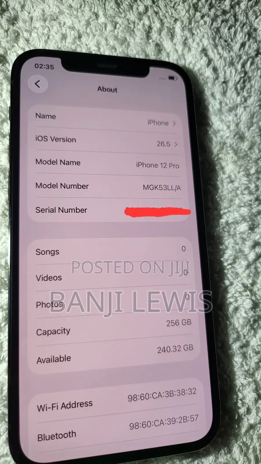 Apple iPhone 12 Pro 256 GB Black