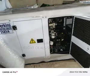 Original Perkins 25kva Canopy Generator