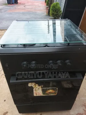 Maxi 60by60 4 Bonners Glass Gas Cooker
