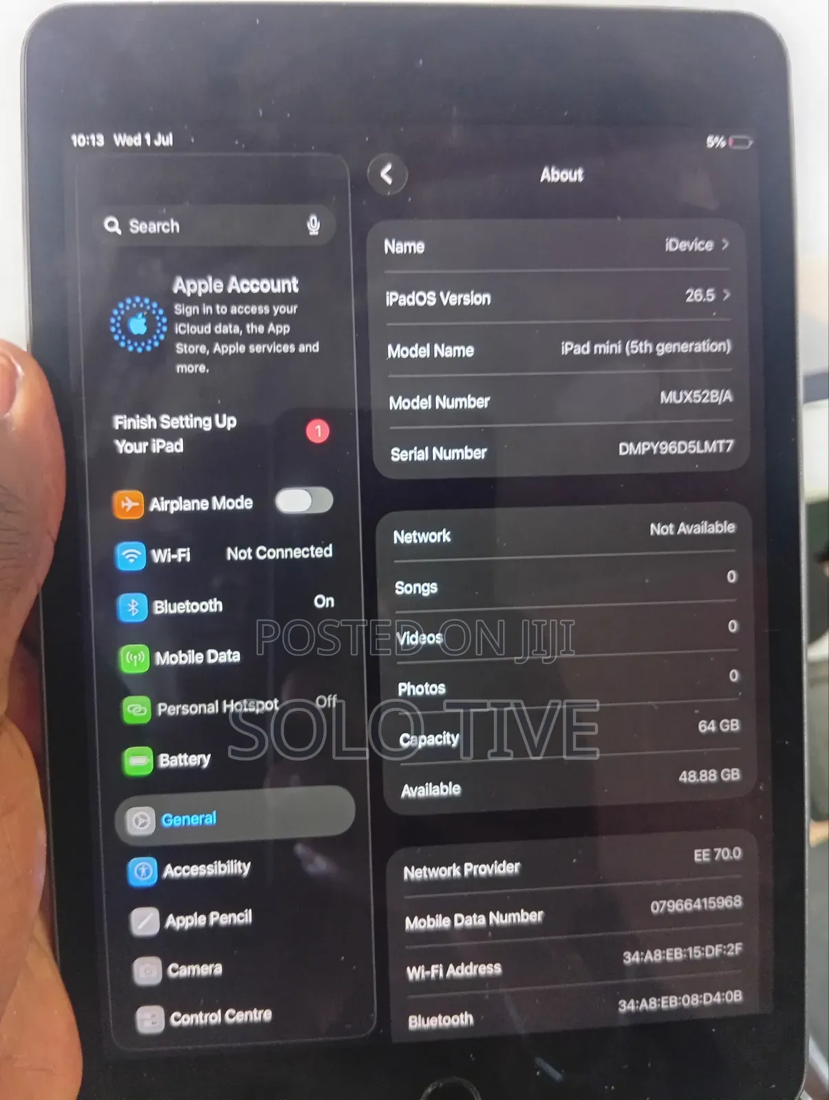 Apple iPad mini 5 64 GB Gray