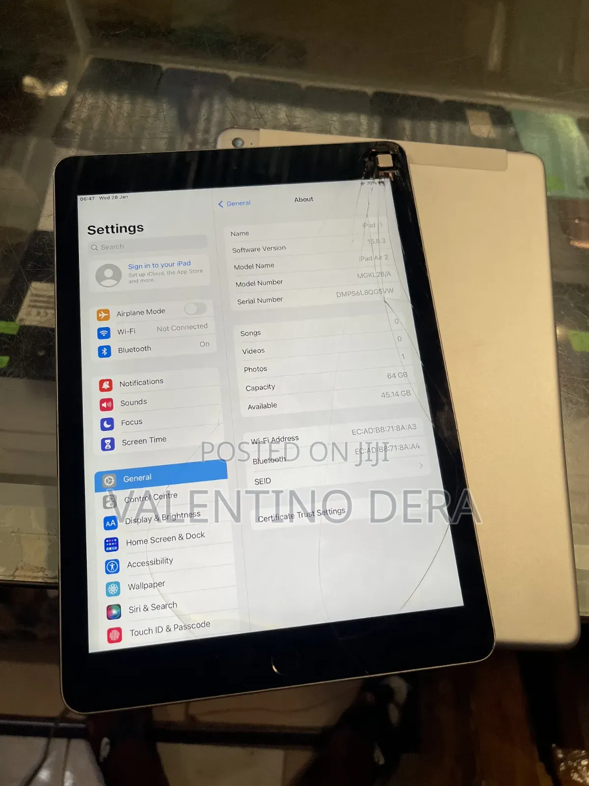 Apple iPad Air 2 64 GB Silver