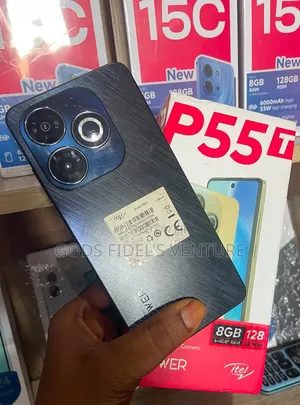 Itel P55+ 128 GB Black