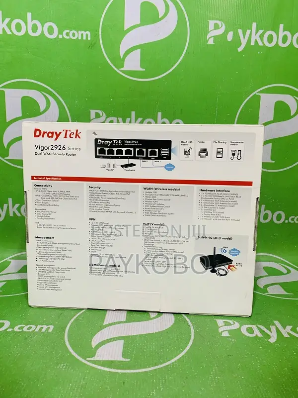 Draytek Vigor 2926ac Dual-Wan Router Firewall